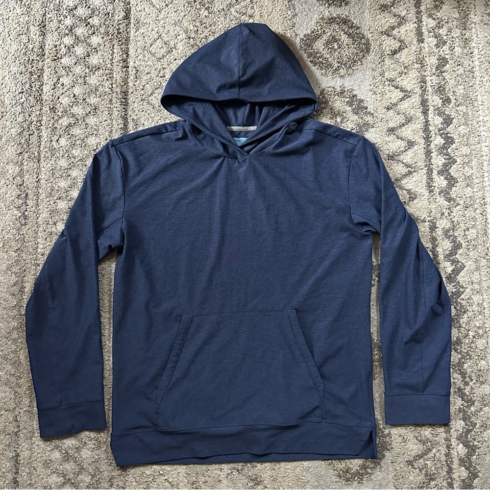 OUTDOOR VOICES Men’s Upstate Hoodie Heather Blue XL